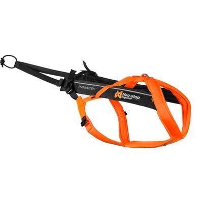 Non-stop Dogwear Non-stop Dogwear Freemotion 5.0 Dog Harness, Black/Orange, 7: 24.0 to 36.2-in chest
