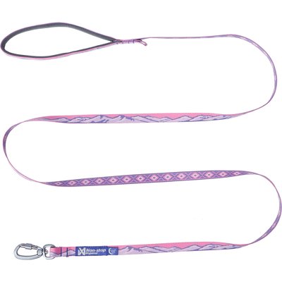 Non-stop Dogwear Non-stop Dogwear Rachel Pohl Edition Trail Quest Dog Leash, Purple/Pink, 2-m long, 15-mm wide
