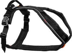 Non-stop Dogwear Line Grip Dog Harness, Black, 9: 27.6 to 44.1-in chest
