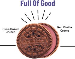 Three Dog Bakery Red Velvet Valentine's Day Lick'n Crunch Dog Biscuits, 13-oz box slide 2 of 6