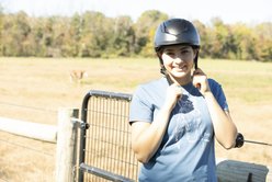 Centaur Ranch Trail 360 BM Horse Helmet, Black Matte, X-Small/Small slide 2 of 4