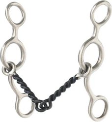 Turn-Two Stainless Steel Sweet Iron Twisted Jr Cowhorse Bit, 5-in