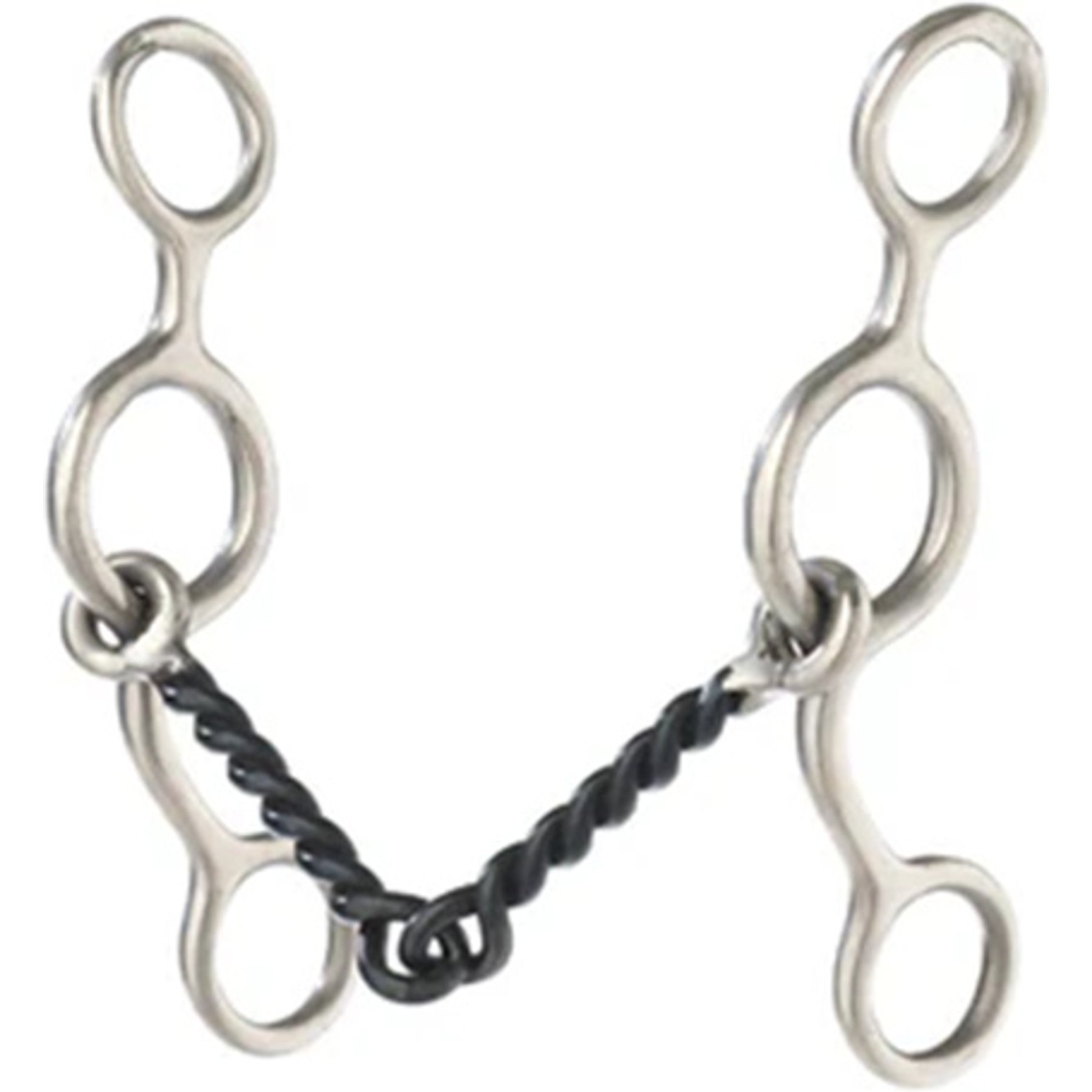 Centaur Ranch Turn-Two Stainless Steel Sweet Iron Twisted Jr Cowhorse Bit, 5-in