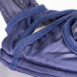 Shires Equestrian Products FlyGuard Pro Fine Mesh Horse Fly Mask with Ears & Open Forelock, Navy, Full slide 2 of 9