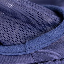 Shires Equestrian Products Fine Mesh Horse Fly Mask with Ears & Nose, Navy, Cob slide 2 of 7