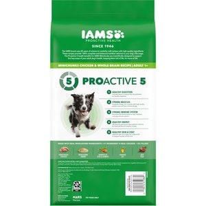 Iams Proactive Health Minichunks with Real Chicken & Whole Grains Dry Dog Food, 3.3-lb bag