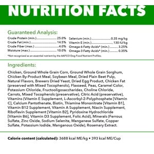 Iams Proactive Health Minichunks with Real Chicken & Whole Grains Dry Dog Food, 3.3-lb bag