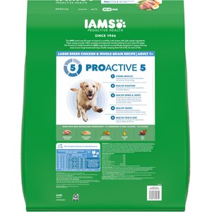 Iams Proactive Health Large Breed Adult with Real Chicken Dry Dog Food, 30-lb bag