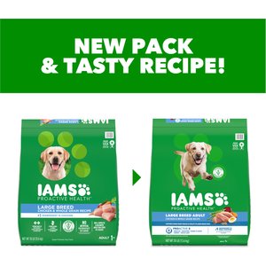 Iams Proactive Health Large Breed Adult with Real Chicken Dry Dog Food, 30-lb bag