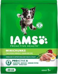 Iams Proactive Health Minichunks with Real Chicken & Whole Grains Dry Dog Food, 30-lb bag