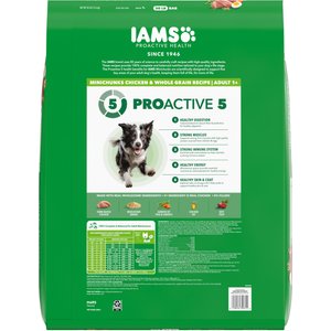 Iams Proactive Health Minichunks with Real Chicken & Whole Grains Dry Dog Food, 30-lb bag