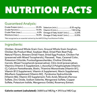 Show full view: Iams Proactive Health Minichunks with Real Chicken & Whole Grains Dry Dog Food, 44-lb bag slide 7 of 11