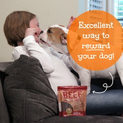 Happy Howie's Baker's Dozen 4-in Beef Sausage Dog Treats, 13 count pouch slide 2 of 8