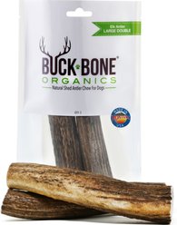 Buck Bone Organics Whole Elk Antler Dog Treats, 2 count, Large