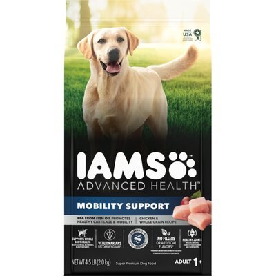 Iams Iams Advanced Health Mobility Support Chicken & Whole Grain Recipe Adult Dry Dog Food, 4.5-lb bag
