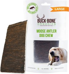 Buck Bone Organics Moose Antler Dog Treats, Large