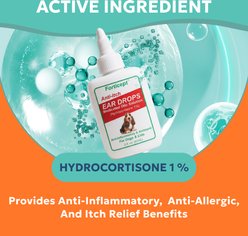 Forticept Anti-Itch Ear Infection Treatment Drops for Dogs & Cats, 2-fl oz bottle slide 2 of 8