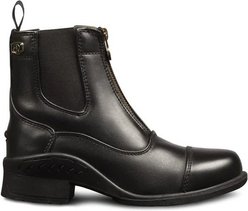 Ovation Quantum Child Zip Paddock Boots, Black, 1