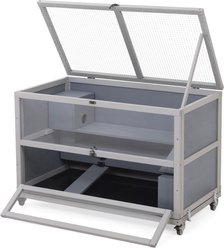 Coziwow Wooden Hamster Cage Habitats, 35.4-in