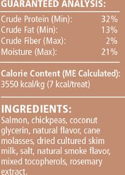 Ernie Els Pet Products Ernie's Wild Salmon Recipe Grain-Free Soft & Chewy Treats, 4-oz pouch slide 2 of 4
