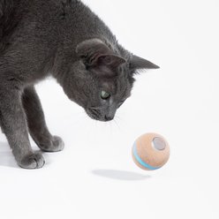 Cheerble Ball M3 Automatic Running & Bouncing Cat Ball Toy with Synthetic Fiber Shell, Apricot Beige slide 2 of 8