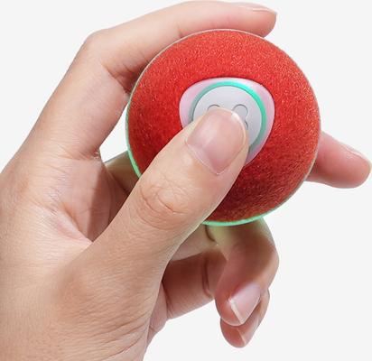 Show full view: Cheerble Ball M3 Automatic Running & Bouncing Cat Ball Toy with Synthetic Fiber Shell, Vintage Red slide 8 of 9