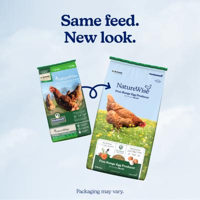 Show full view: Nutrena NatureWise Egg Producer 21% Protein Layer Pellet Chicken Feed, 50-lb bag slide 2 of 11