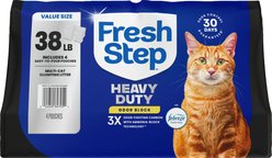 Fresh Step Heavy Duty 30 Day Odor Control with Febreze Freshness Clumping Cat Litter, 38-lb box