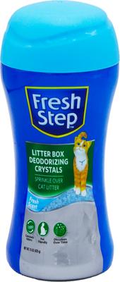 Show full view: Fresh Step Fresh Scent Cat Litter Deodorizing Crystals, 15-oz bottle & Fresh Steps Fresh Scented Non-Clumping Crystal Cat Litter, 8-lb bag slide 8 of 10