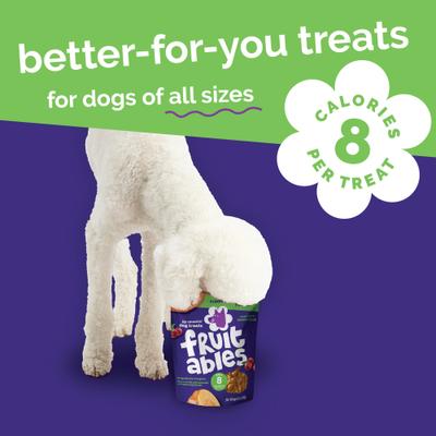 Show full view: Fruitables Pumpkin & Cranberry Flavor Crunchy Dog Treats, 7-oz bag slide 8 of 13