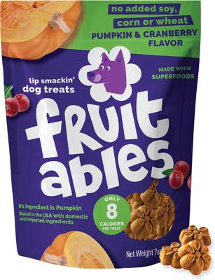 Show full view: Variety Pack - Fruitables Pumpkin & Banana Flavor Dog Treats, Pumpkin & Cranberry & Sweet Potato & Pecan Flavors slide 3 of 11