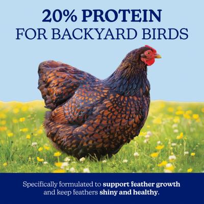Show full view: Nutrena NatureWise Feather Fixer 20% Protein Pellet Chicken Feed, 40-lb bag slide 3 of 11