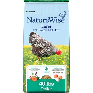 Nutrena NatureWise Layer 17% Protein Pellet Chicken Feed, 40-lb bag
