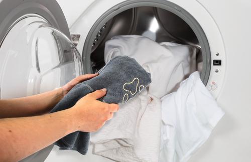 Show full view: Pet-Able Flufftastic Dog Towel with Hand Pockets, Grey slide 4 of 6