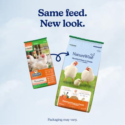 Show full view: Nutrena NatureWise Meat Bird 22% CR Farm Feed, 40-lb bag slide 2 of 11
