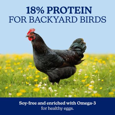Show full view: Nutrena NatureWise Hearty Hen Soy-Free 18% Protein Pellet Chicken Feed, 40-lb bag slide 3 of 11
