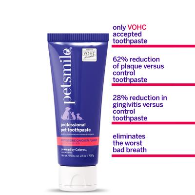 Show full view: Petsmile Professional Rotisserie Chicken Flavor Dog Toothpaste, Small, 2.5-oz tube slide 5 of 8