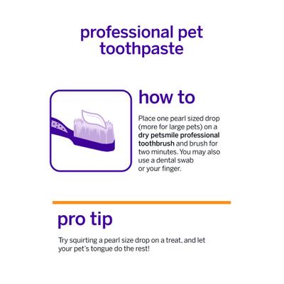 Show full view: Petsmile Professional Say Cheese Flavor Dog & Cat Toothpaste, 4.2-oz tube slide 7 of 7