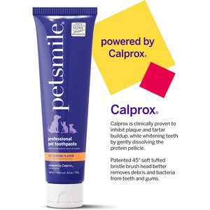 Petsmile Professional Say Cheese Flavor Dog & Cat Toothpaste, 4.2-oz tube