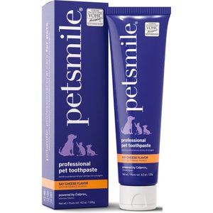Petsmile Professional Say Cheese Flavor Dog & Cat Toothpaste, 4.2-oz tube