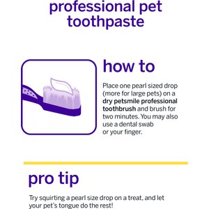 Petsmile Professional Natural London Broil Flavor Pet Toothpaste, 4.2-oz tube