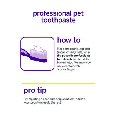 Show full view: Petsmile Professional Natural London Broil Flavor Dog Toothpaste, 2.5-oz tube slide 7 of 8