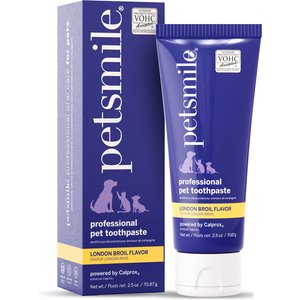 Petsmile Professional Natural London Broil Flavor Dog Toothpaste, 2.5-oz tube