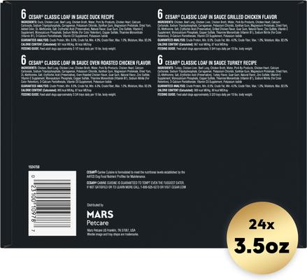 Show full view: Iams Proactive Health Large Breed Real Chicken Adult Dry Food + Cesar Poultry Variety Pack Real Chicken, Turkey & Duck Wet Dog Food slide 7 of 9