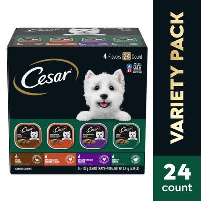 Show full view: Iams Proactive Health Large Breed Real Chicken Adult Dry Food + Cesar Poultry Variety Pack Real Chicken, Turkey & Duck Wet Dog Food slide 8 of 9
