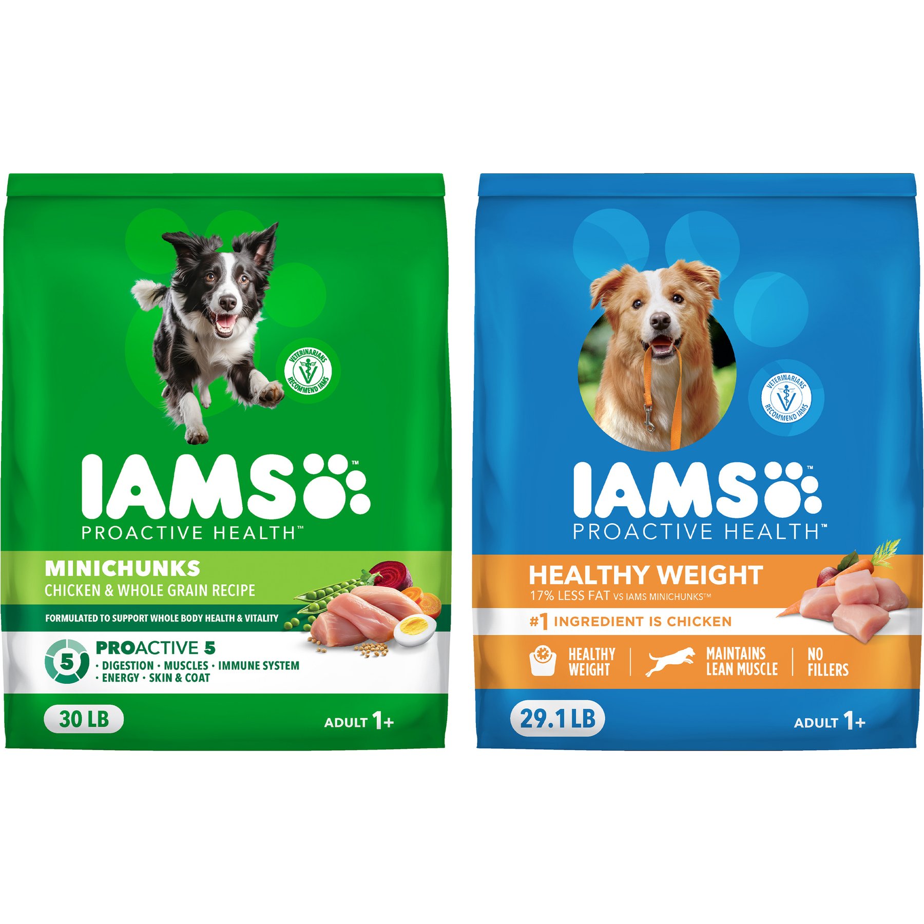 Iams MiniChunks Small Kibble + ProActive Health Healthy Weight Dry Dog Food