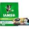 Show in main carousel: Cesar Home Delights Slow Cooked Chicken & Vegetables & Beef Stew Variety Pack Food Trays + Iams MiniChunks Small Kibble Dry Dog Food slide 1 of 10