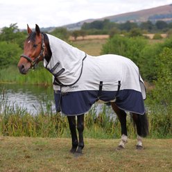 Shires Equestrian Products Tempest Original Summer Horse Shield Set, White, 84-in