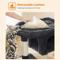 Show in main carousel: FEANDREA 33.1-in Cat Tree with Perch, 2 Cat Caves & Scratching Post, Smoky Gray, Smoky Gray slide 8 of 8