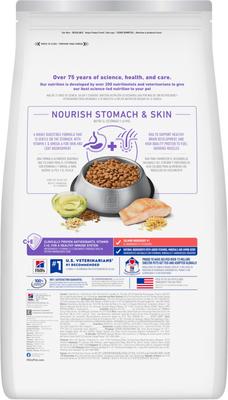 Show full view: Hill's Science Diet Puppy Sensitive Stomach & Sensitive Skin Salmon & Brown Rice Recipe Dry Dog Food, 13-lb bag slide 4 of 12